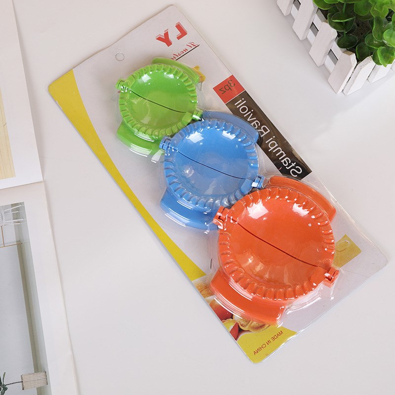 3-Piece Small, Medium and Large Multipurpose Plastic Dumpling Maker Press Set | Assorted Sizes for Empanadas, Ravioli, Pierogi & Hand Pies | Easy DIY Kitchen Tool