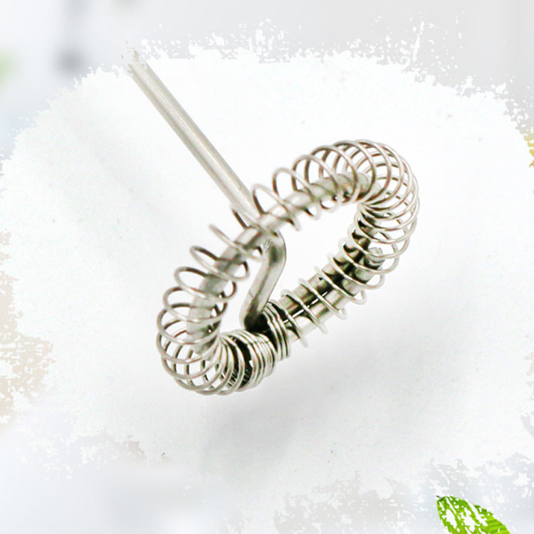 Zulay Kitchen Powerful Handheld Electric Milk Frother Wand | Ultra-Fast Foam Maker for Lattes, Cappuccino & Matcha | Battery Operated, Stainless Steel Whisk