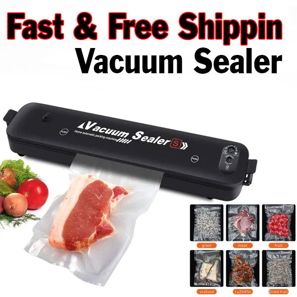 Vacuum Sealer Machine Food Preservation Storage Saver Automatic With Seal Bag