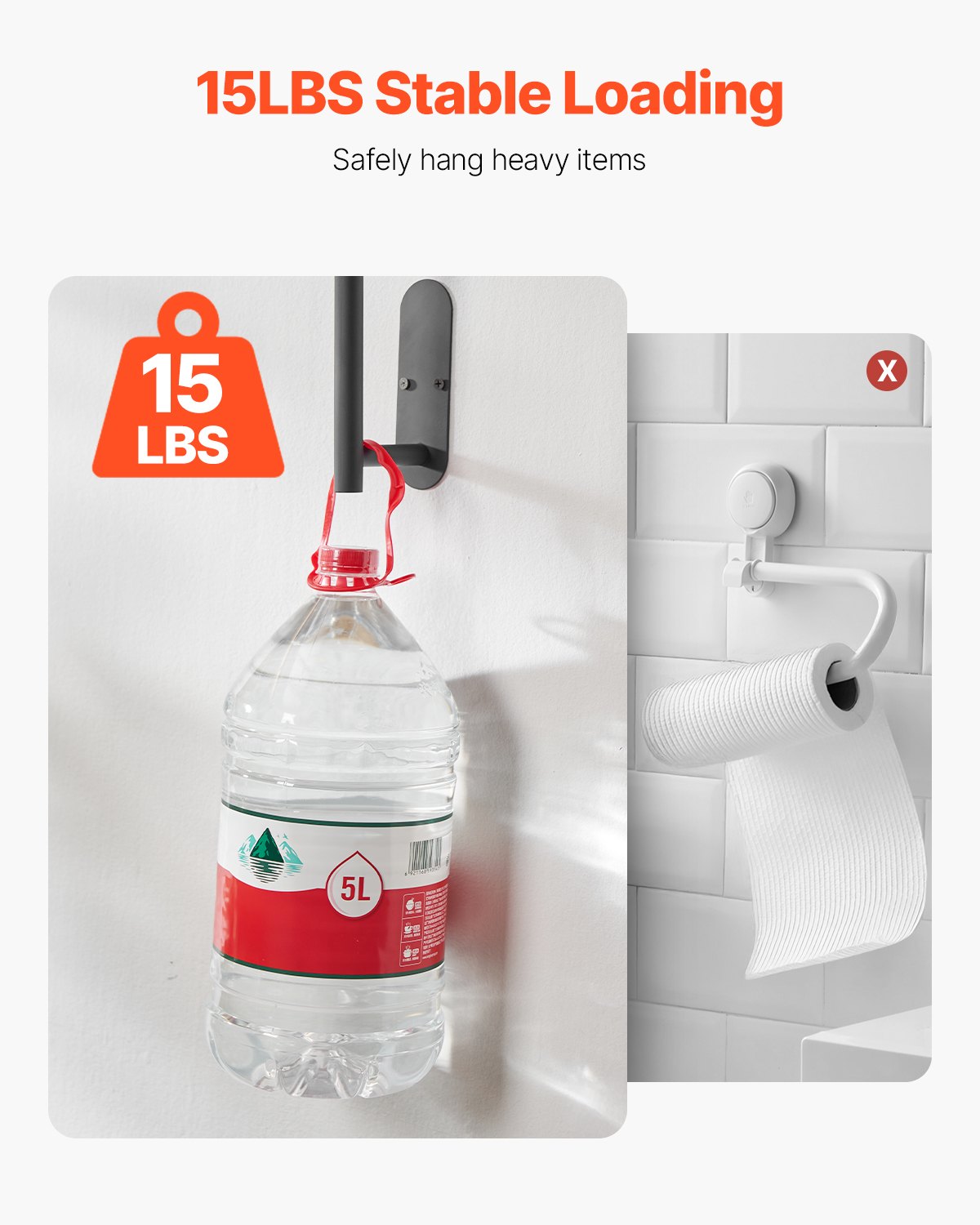 Paper Towel Holder Under Cabinet, High-Quality Stainless Steel Paper Towel Holder, Self Adhesive Or Drilling Paper Towel Holder Wall Mount For Kitchen, Bathroom, Pantry