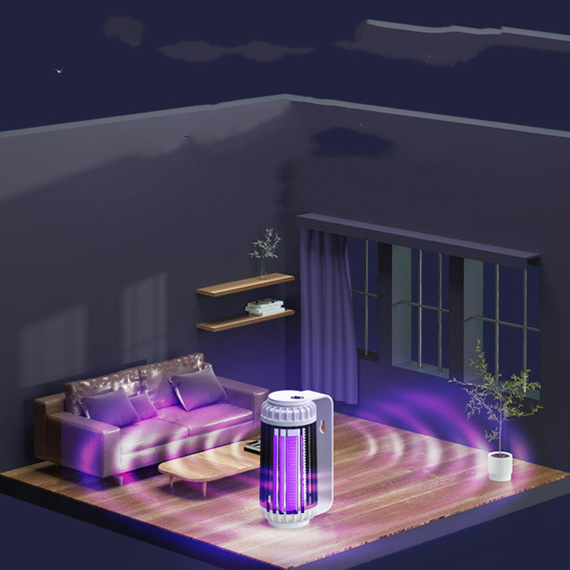 Rechargeable Outdoor Waterproof Electric Mosquito Killer Lamp | Portable UV Insect Fly Bug Zapper for Home, Patio, Camping