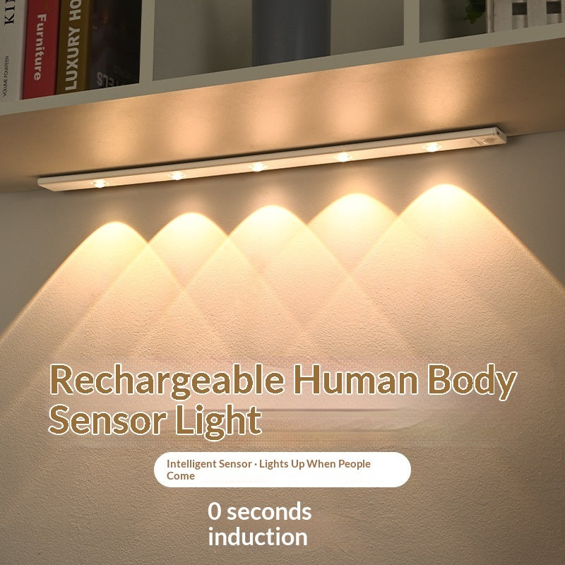 Smart LED Human Sensor Light Ultra-thin Light Upgrade Color Dimmable Cabinet Light