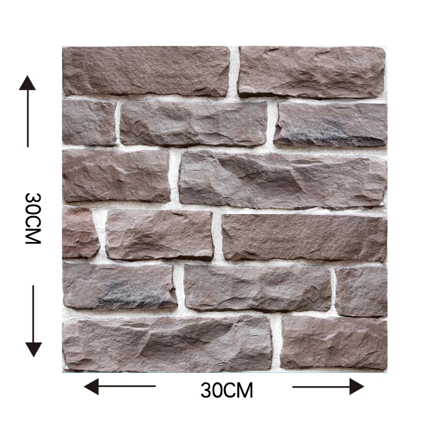 3D Faux Stone Wall Stickers Peel and Self-adhesive DIY Wallpaper Kitchen Backsplash Living Room Sticker Tile