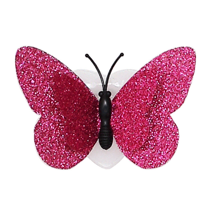 Luminous Colorful 3d Stereo Electronic Lamp Butterfly Wall Decorations