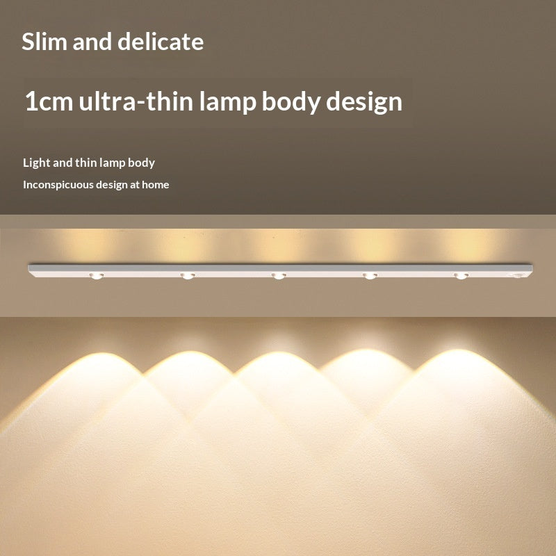 Smart LED Human Sensor Light Ultra-thin Light Upgrade Color Dimmable Cabinet Light
